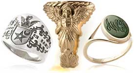 Assorted Signet Rings to Buy Today